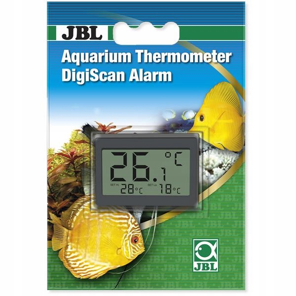 Jbl termometr elektroniczny lcd + alarm akwarium